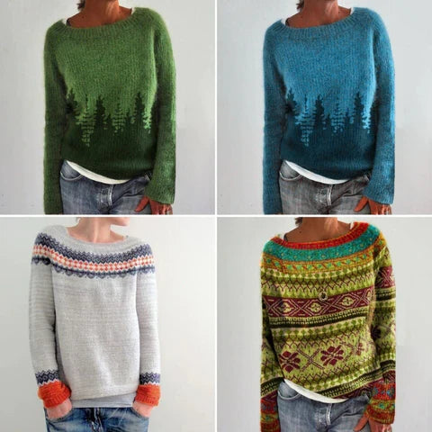 Women's Sweater | Vintage Knit Style | Soft & Cozy
