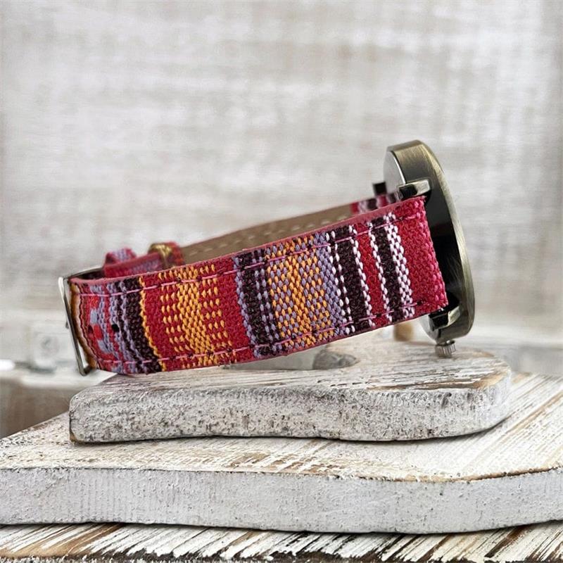 Women's Watch | Woven PU Strap & Adjustable Fit