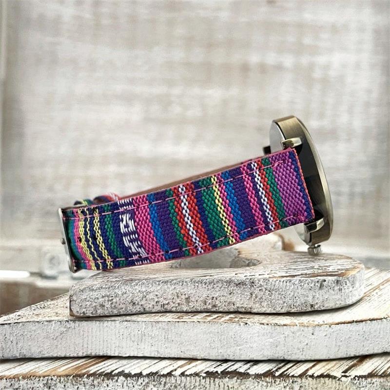 Women's Watch | Woven PU Strap & Adjustable Fit