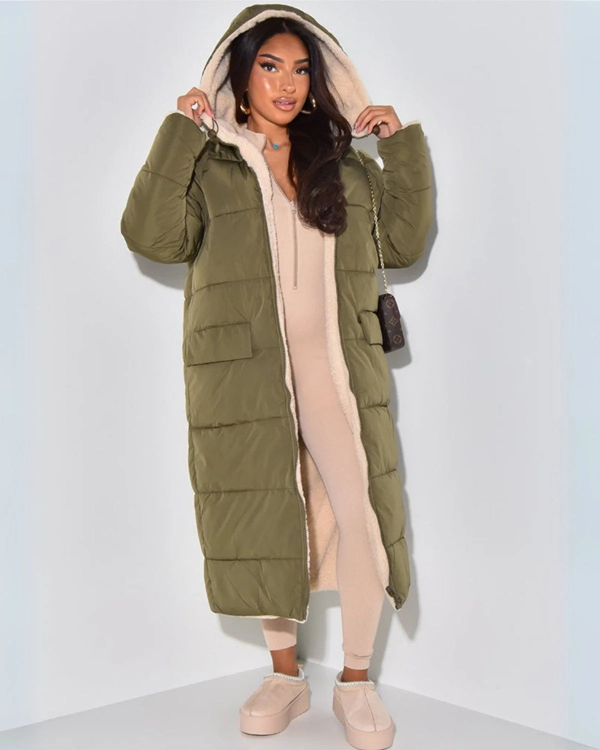 Women's Winter Coat | Reversible & Breathable | Long Flattering Fit