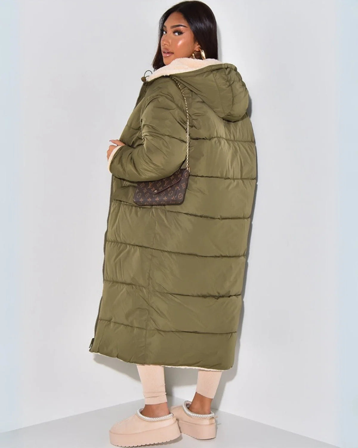 Women's Winter Coat | Reversible & Breathable | Long Flattering Fit