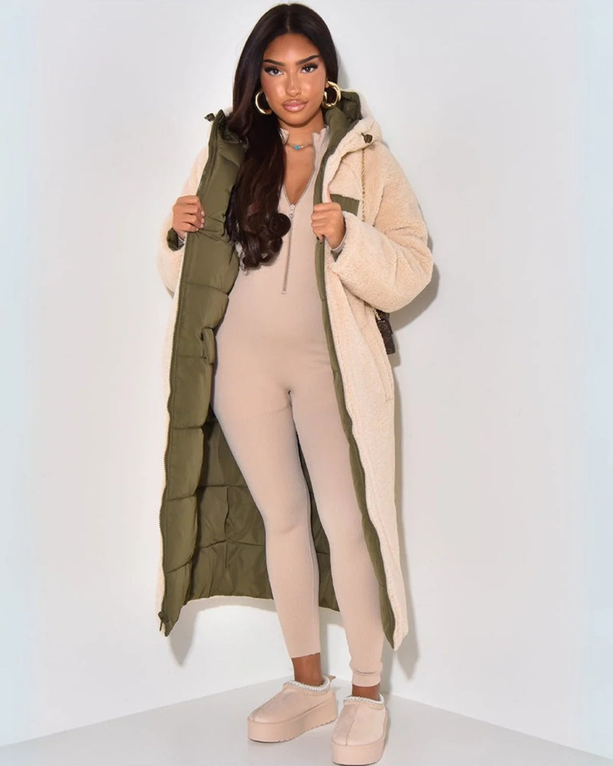 Women's Winter Coat | Reversible & Breathable | Long Flattering Fit