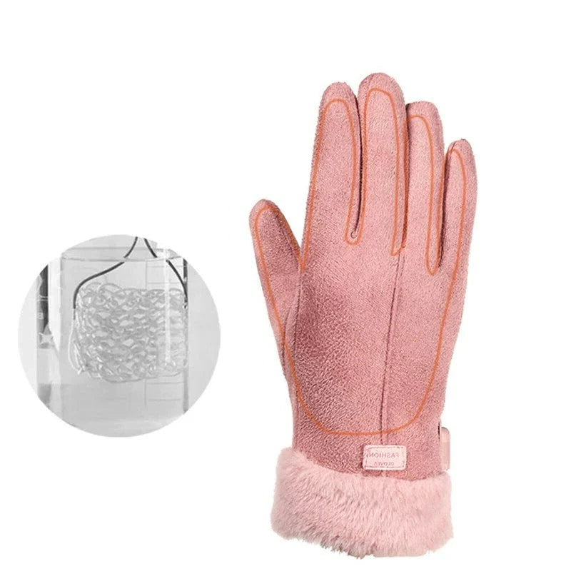 Women's Winter Gloves | Touchscreen, Water-Resistant & Windproof | One Size