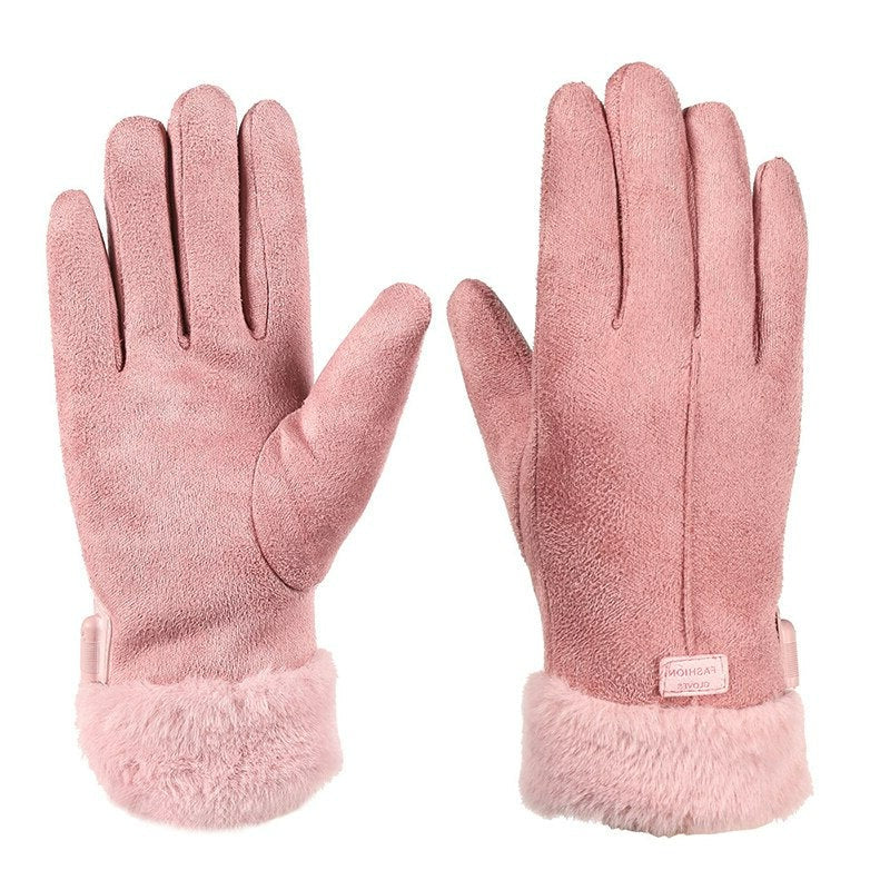 Women's Winter Gloves | Touchscreen, Water-Resistant & Windproof | One Size