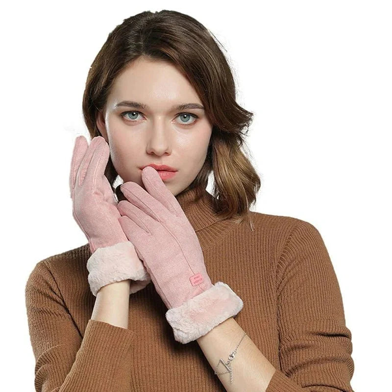 Women's Winter Gloves | Touchscreen, Water-Resistant & Windproof | One Size