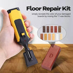 Wood Repair Kit | 11 Mixable Wax Blocks & Heat Pen | With Storage Case
