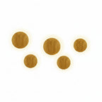 Wall Lamp | Scandinavian Wood Base & Linen Shade | Integrated LED