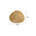 Wall Lamp | Scandinavian Wood Base & Linen Shade | Integrated LED