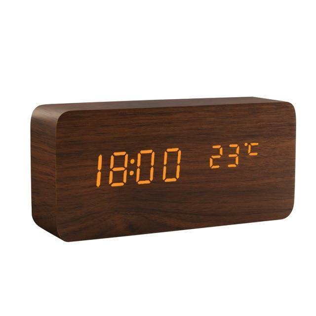 Wooden Alarm Clock