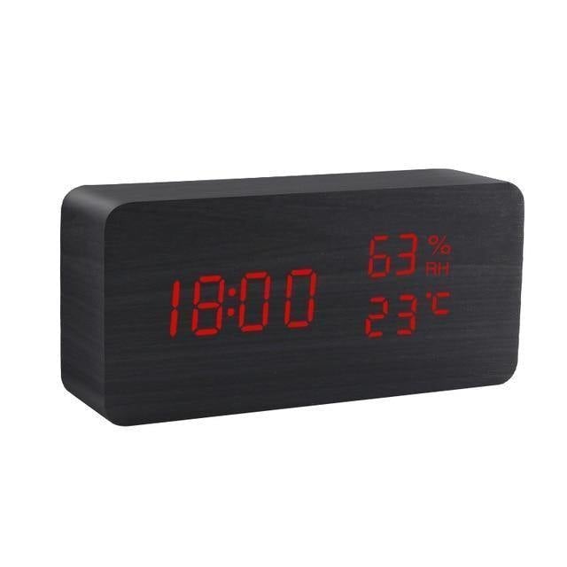 Wooden Alarm Clock