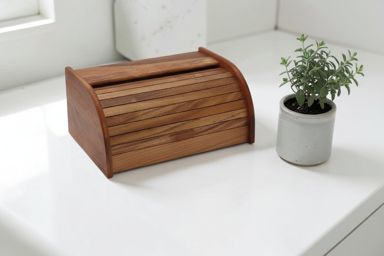 Wooden Bread Box