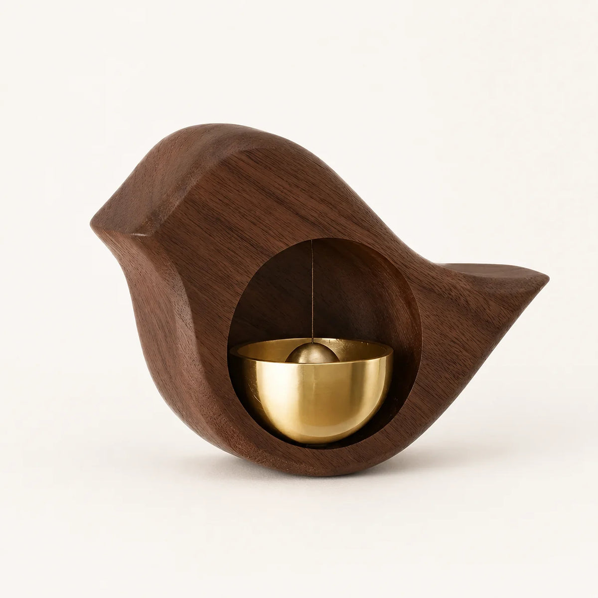 Wooden Doorbell | Soft Melody Chime & Easy Install | Oval & Bird Styles