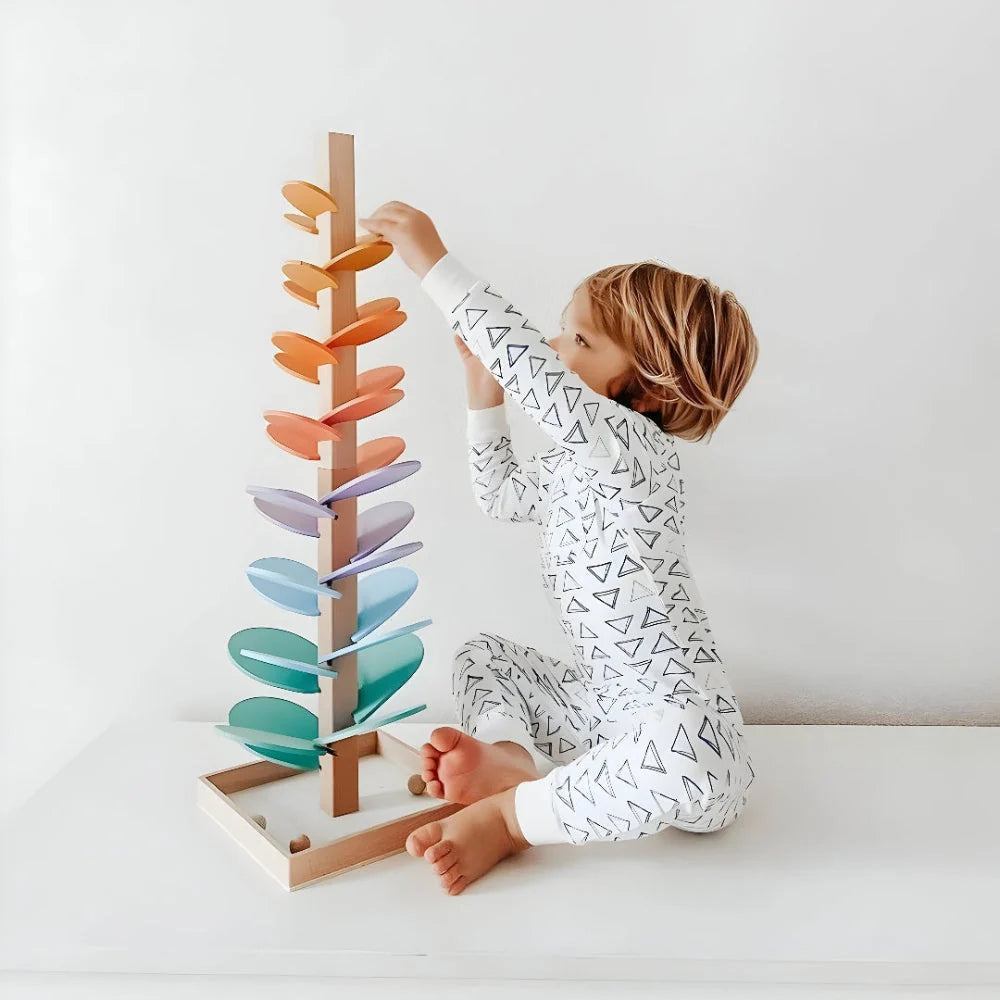 Wooden Marble Run | Non-Toxic Wood & Sound Effects
