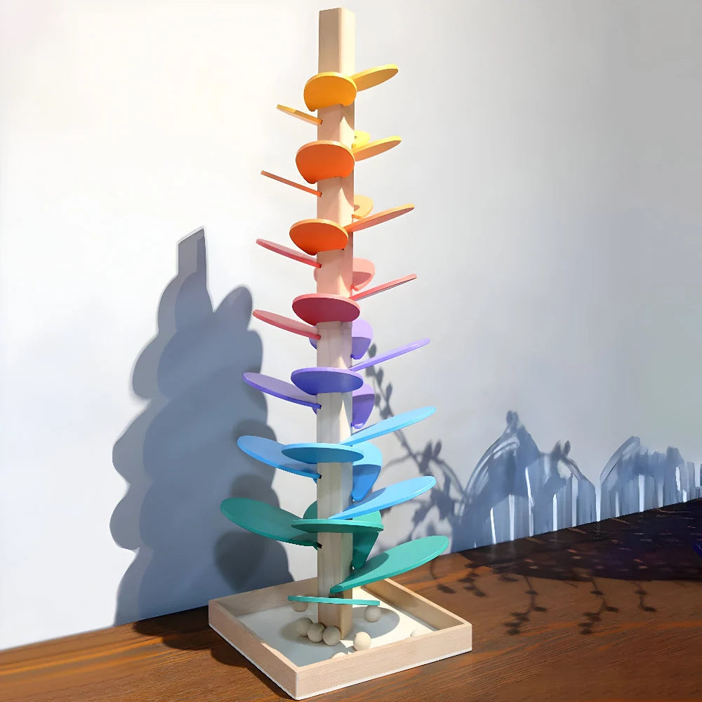 Wooden Marble Run | Non-Toxic Wood & Sound Effects