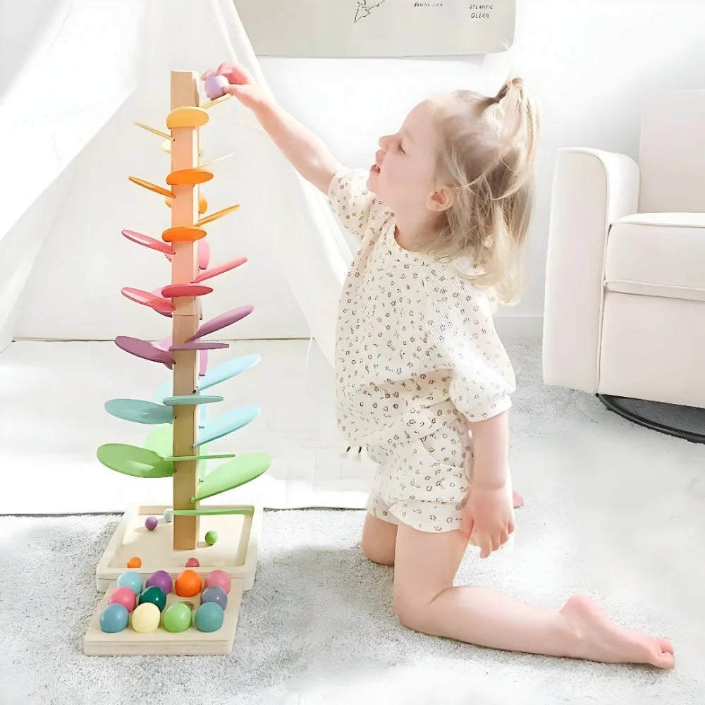 Wooden Marble Run | Non-Toxic Wood & Sound Effects