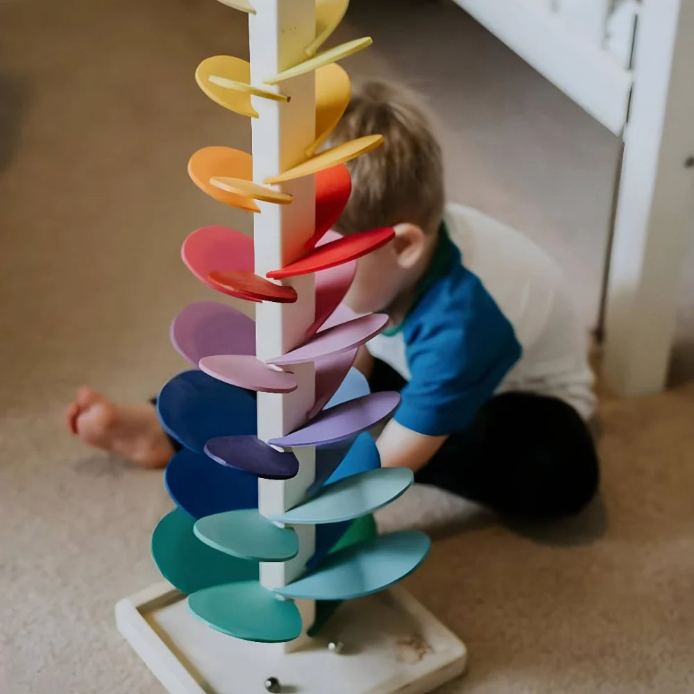 Wooden Marble Run | Non-Toxic Wood & Sound Effects