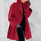 Wool Wrap Jacket | Belted Warm & Fully Lined