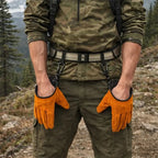 Work Gloves | Thickened Cowhide, Heat-Resistant & Magnetic Buckle