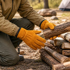 Work Gloves | Thickened Cowhide, Heat-Resistant & Magnetic Buckle