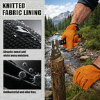Work Gloves | Thickened Cowhide, Heat-Resistant & Magnetic Buckle