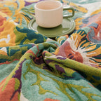 Woven Floral Blanket