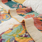 Woven Floral Blanket