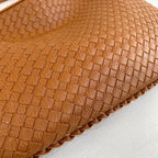 Woven Shoulder Bag | Durable & Spacious | Multiple Interior Pockets