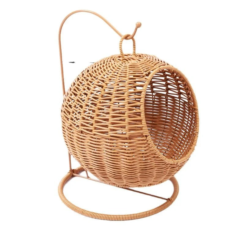 Woven Storage Basket | Wicker Round Open-Top