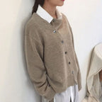Wrap Cardigan | Cashmere & Asymmetrical Button