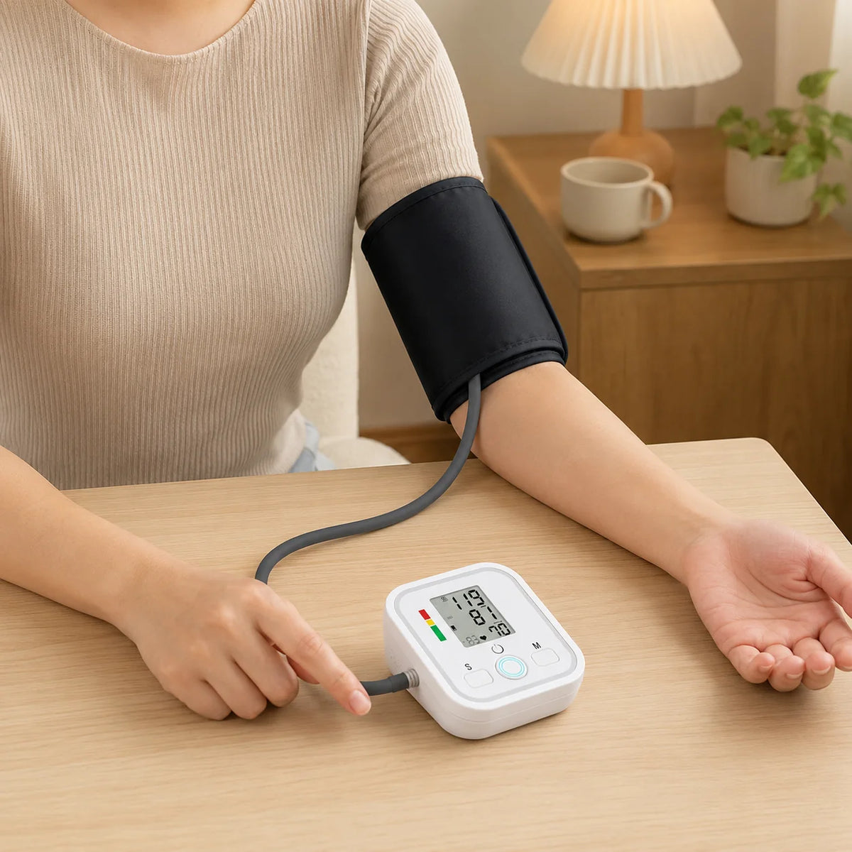 Wrist Blood Pressure Monitor | Large LCD & Automatic | 2-User Memory