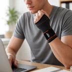 Wrist Support | Adjustable Compression & Velcro Strap | S-M & L-XL