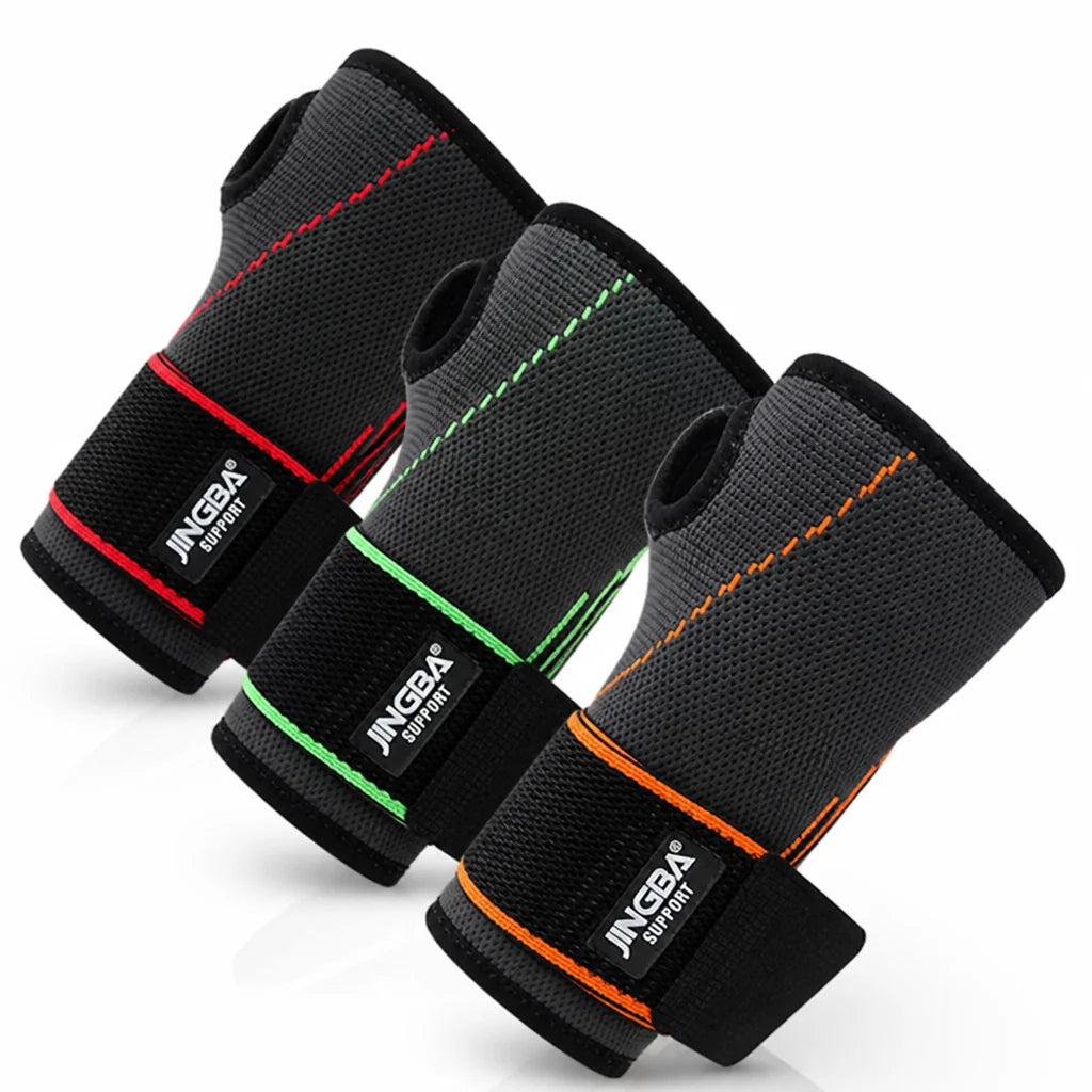 Wrist Support | Adjustable Compression & Velcro Strap | S-M & L-XL