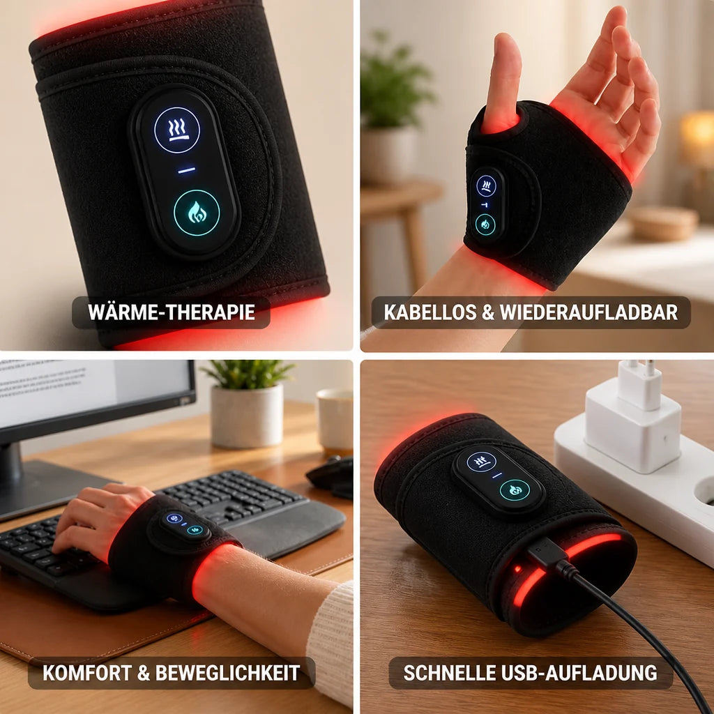 Wrist Therapy Band | Wireless Rechargeable & Heat Therapy