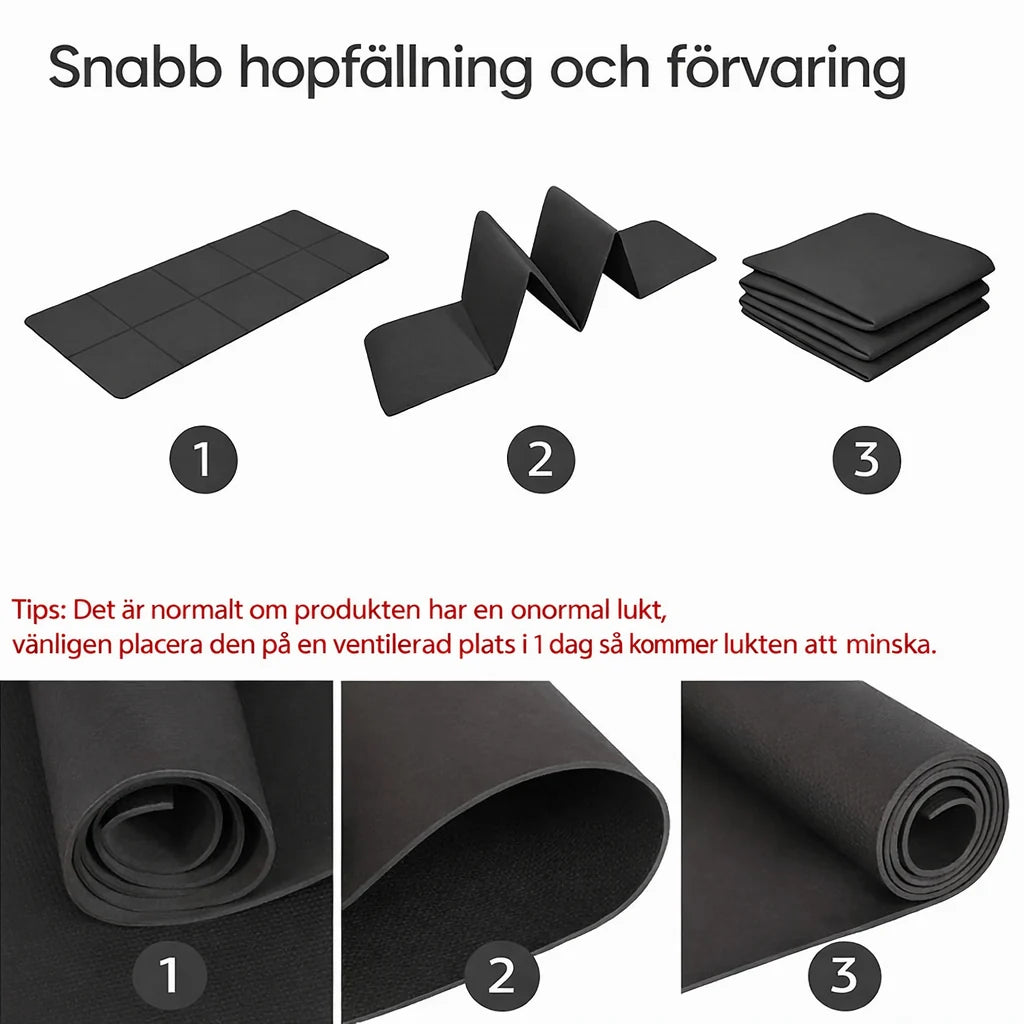 Yoga Mat | Foldable Non-Slip EVA | 173 x 61 cm